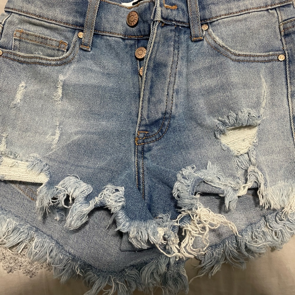Size 1/25 Celebrity Pink - The Brat- High Rise Denim Shorts